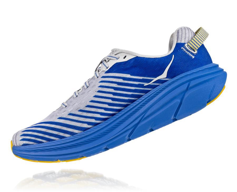 Hoka Australia One One Rincon - Mens Running Shoes Grey/Blue - OHLCS-3895